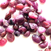 July - 3/4mm plain rondel Ruby - Harmony & Protection