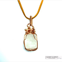 Clear Quartz & Seed Pearl Pendant