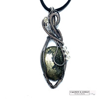 Marcasite & Quartz Pendant