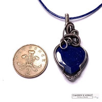 A0079 size guide for blue sapphire pendant