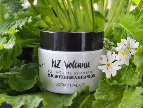NZ Volcanic Microdermabrasion - All Natural Exfoliator - Natural, Gentle, Essential Oils and Botanical Extracts, made from naturally derived ingredients in New Zealand 