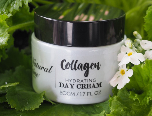 Collagen Hydrating Day Cream - Natural, Gentle, Essential Oils and Botanical Extracts, made from naturally derived ingredients in New Zealand.  Not Tested on Animals. 