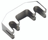 Violin Metal Mute 4 Pronged Chrome Plated #VN3