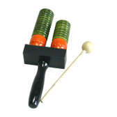 Agogo Block Double with Mallet - (Small) #pe-ab-300(S)