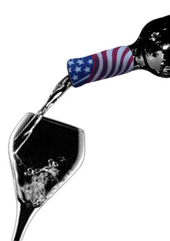 Holiday wine accessories | Fourth of July | Patriot Wine Collar by Qyze