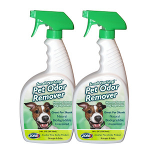 Eliminate pet odors instantly with ZORBX 24 oz. Pet Odor remover value pack