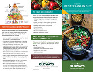 Oldways Welcome to the Mediterranean Diet Trifold Brochure Front