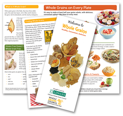 Whole Grains Council Welcome to Whole Grains Trifold Brochure