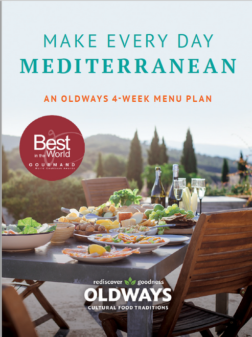 Make Every Day Mediterranean: An Oldways 4-Week Menu Plan Book Cover