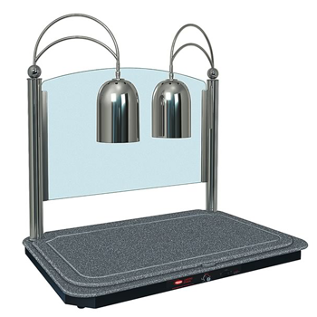 Decorative Glo Ray Carving Station - Dual Overhead (DCSB400-3624-2-GGBN)