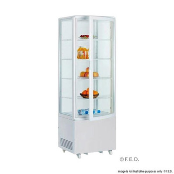 Bellavista Four-Sided Display Single Door 215L