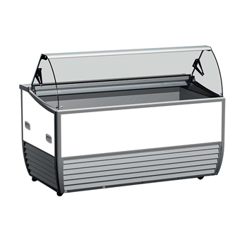 Bromic Fenice 13 Angle Top Flat Glass Gelato Display