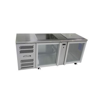Williams Glass Chiller Remote GC2URGDSL Two Door Fridge – Stainless Steel