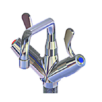 Yellow Tapware Premium Double Pantry Deck Mount Faucet with 180mm Swing Spout