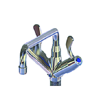 Yellow Tapware Premium Double Pantry Deck Mount Faucet with 300mm Swing Spout