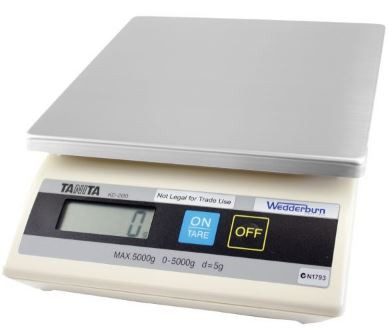 Wedderburn Tanita scale machine 0g to 5000g 