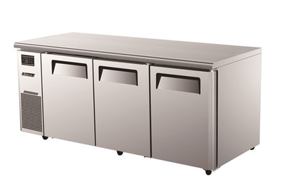Austune KURF18-3 Three Solid Door Dual Temperature Undercounter Prep Table - 1800mm