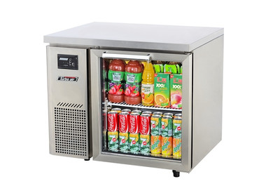 Austune KGR9-1 Under Counter Glass Door Refrigerator