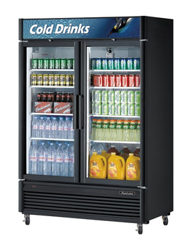 Austune TGM-35SD(B)(W) Super Deluxe Double Door Upright Chiller - 1048 Litre