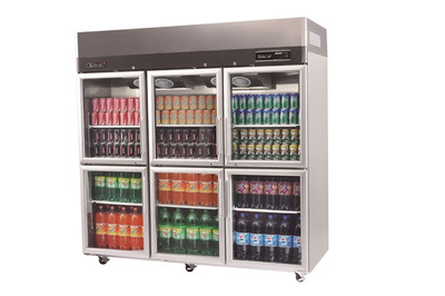 Austune KR65-6G Turbo Air Six half Glass Door Display Fridge/ Freezer 1868L