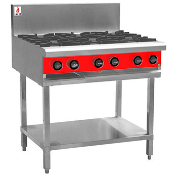 Fuoco F6OBS 6 Open Burner Cooktop
