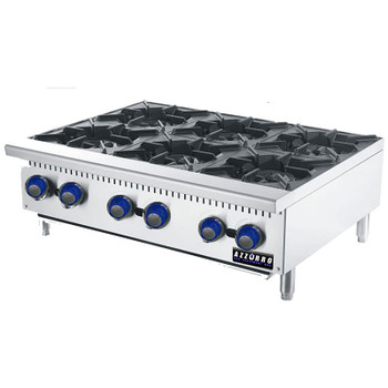 Azzurro BL-OB6 6 burners Open Cook Top