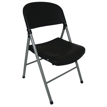 Bolero Foldaway Utility Chairs Black (Pack of 2) (CE693)