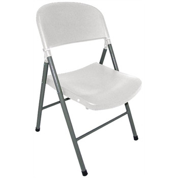 Bolero Foldaway Utility Chairs White (Pack of 2) (CE692)