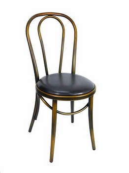 Bentwood Replica Thonet Chair Dining Seating Copper Brown Seat