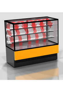 Eurochill Evok Hot 120 Square Glass Display Case