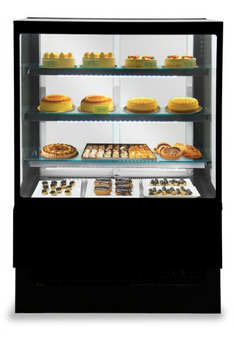 Eurochill EVOK 90 Patisserie Square Glass Display Case