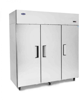 Stainless Steel Upright Top Mounted Three Door Fridge