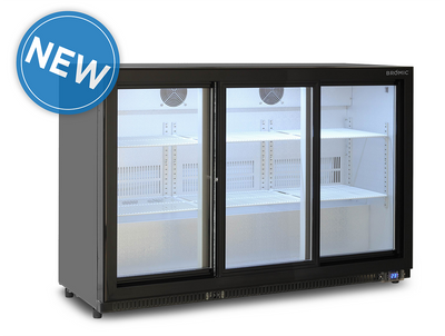 Back Bar 3 Sliding Glass Door 