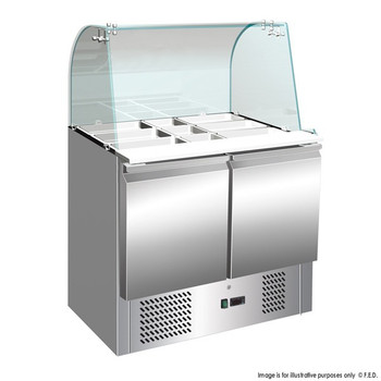 Compact Food Service Bar Two Door (S900GC)