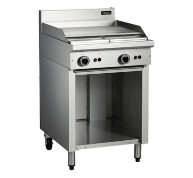 Cobra C6B 600mm Griddle Cooktops on Open Cabinet Base