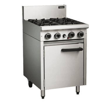 Cobra CR6D 4 Burner Cooktop with Gas Static Oven Range