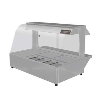 Woodson 3 Module Curved Hot Food Display