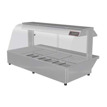 Woodson 4 Module Curved Hot Food Display