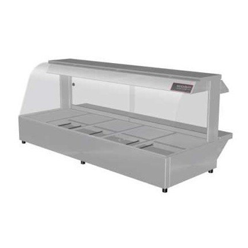 Woodson 5 Module Curved Hot Food Display