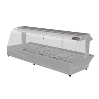 Woodson 6 Module Curved Hot Food Display