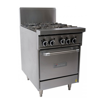 Garland GF24-4L Restaurant Series Gas 4 Open Top Burners Space Saver Oven