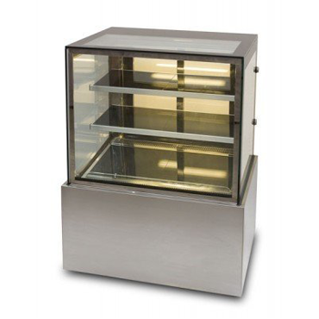 Anvil DHV0730/40/50 Showcase Straight Glass Cake Display - Hot