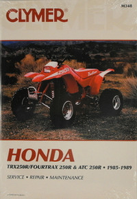 Honda 1985-1986 Atc 250R 1986-1989 TRX250R CLYMER Repair Manual