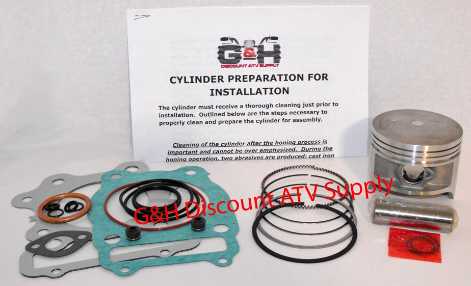 QUALITY Honda TRX 300 Fourtrax Engine Motor Top Rebuild Kit Machining Service