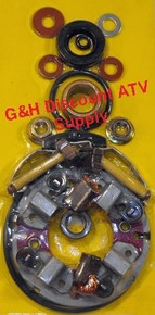 1986-1987 Honda ATC125M FOUR BRUSH Starter Rebuild Kit *FREE U.S. SHIPPING*