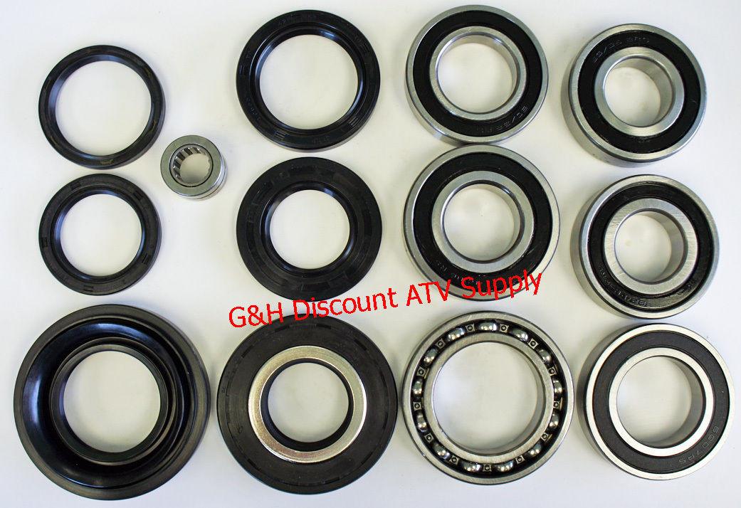 REAR DIFFERENTIAL BEARING & SEAL KIT YAMAHA GRIZZLY 350 2WD 4WD 4X4 2007-2014