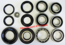 Honda TRX 400 Rancher COMPLETE Rear Differential & Wheel Bearing Seal Kit *FREE U.S. SHIPPING*