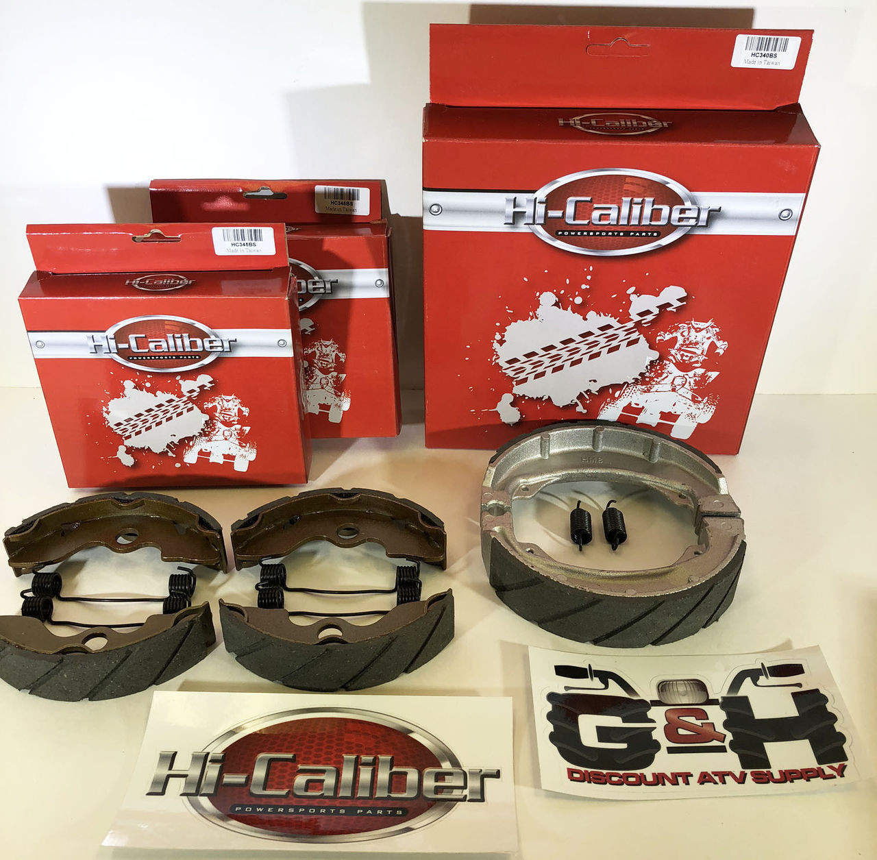 WATER GROOVED REAR BRAKE SHOES /& SPRINGS for the TRX 250 Recon 250X 250EX Sportrax