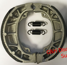 NEW Set of 1984-1986 Honda ATC 200M 200S Three-Wheeler Front Brake Shoes + Springs *FREE U.S. SHIPPING*
