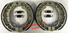 TWO SETS of Front Brake Shoes + Springs for the 2000-2001 E-TON Yukon 150 YXL 150 *FREE U.S. SHIPPING*